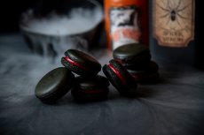 Black French Macarons
