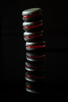 Black Mcarons for Halloween