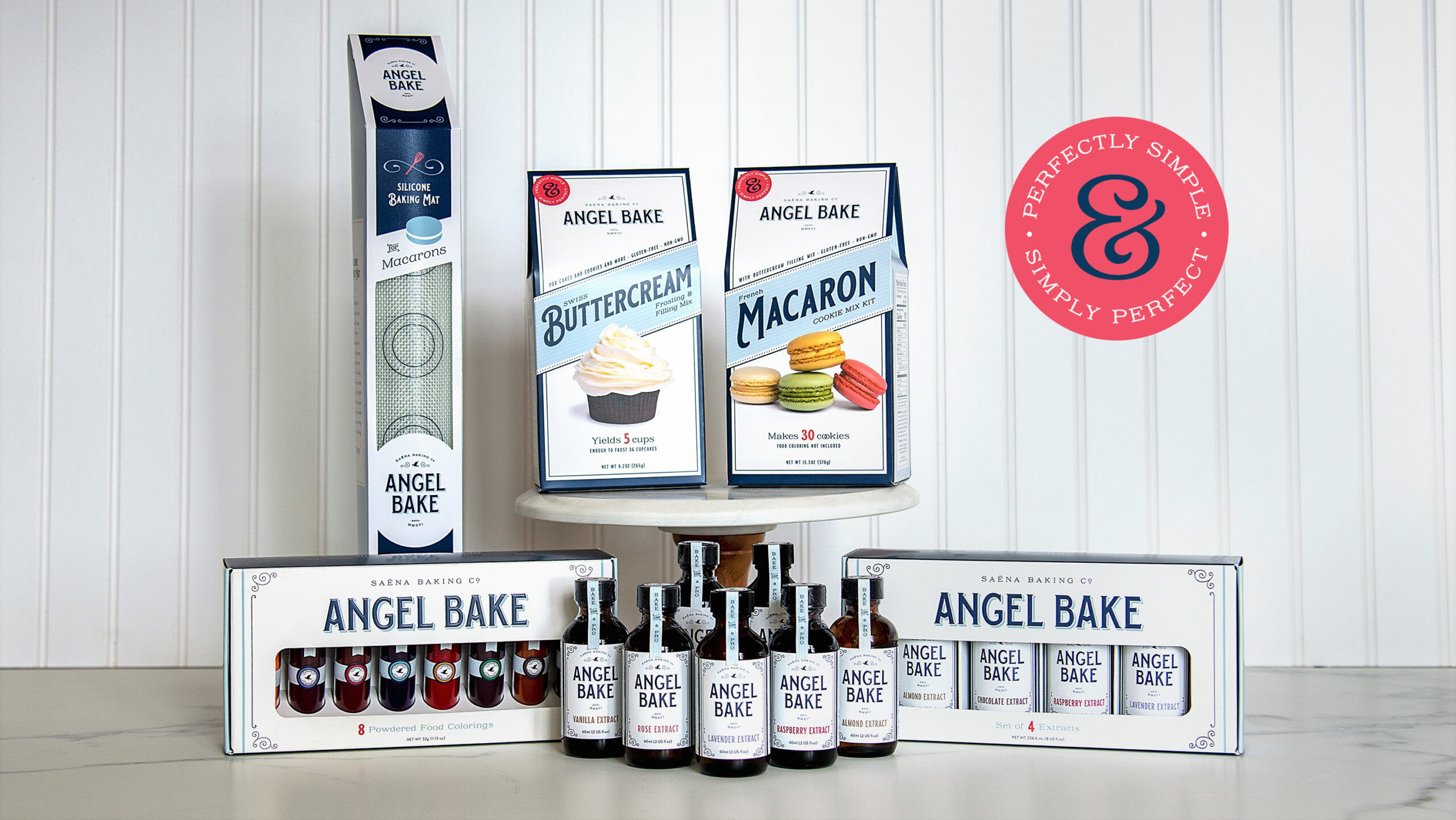 Family16x9 with simply perfect Angel Bake Product Family