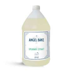 Angel Bake Pure Spearmint Extract 1 gallon bulk natural mint flavoring for baking and food service