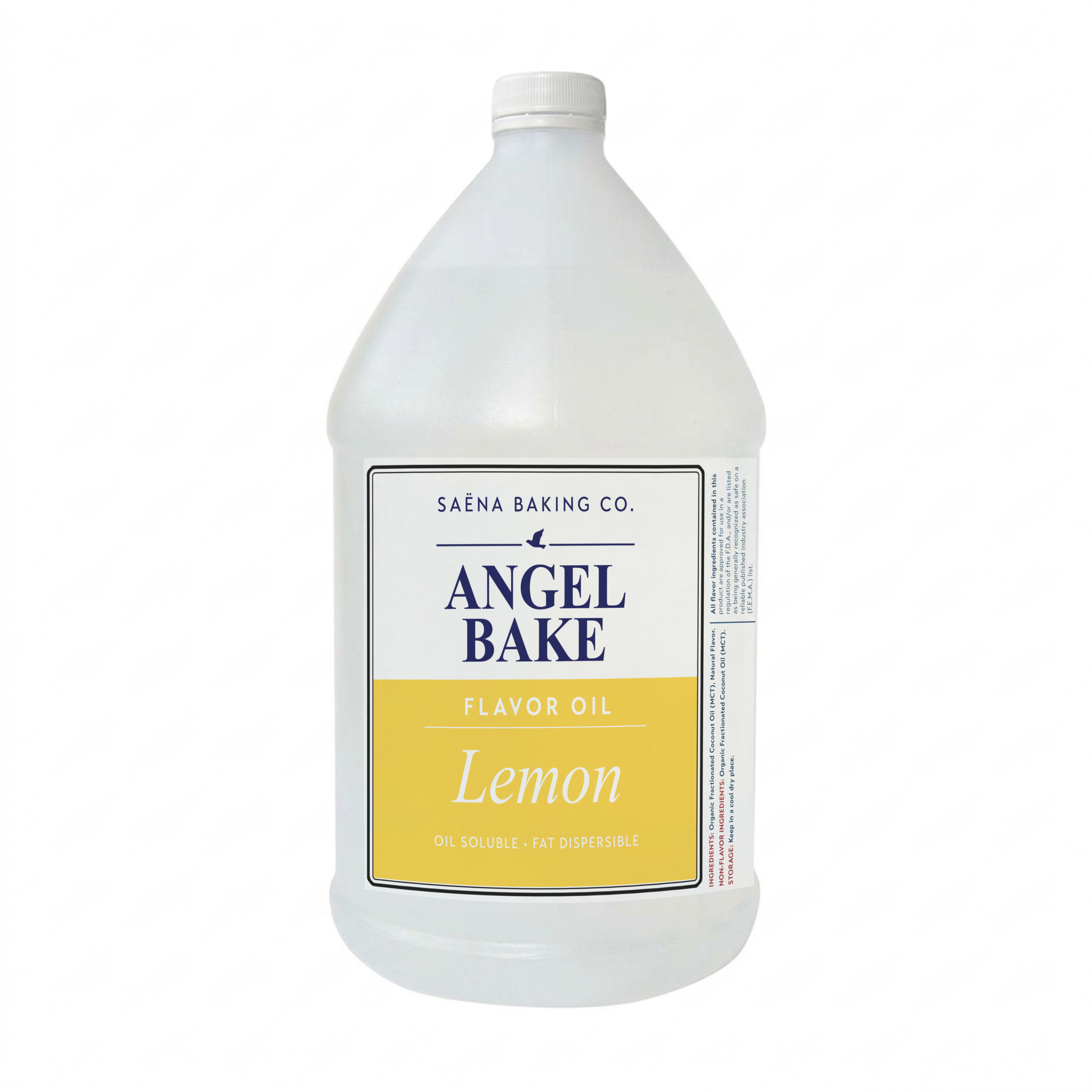 Angel Bake Lemon Flavor Oil - 1 Gallon