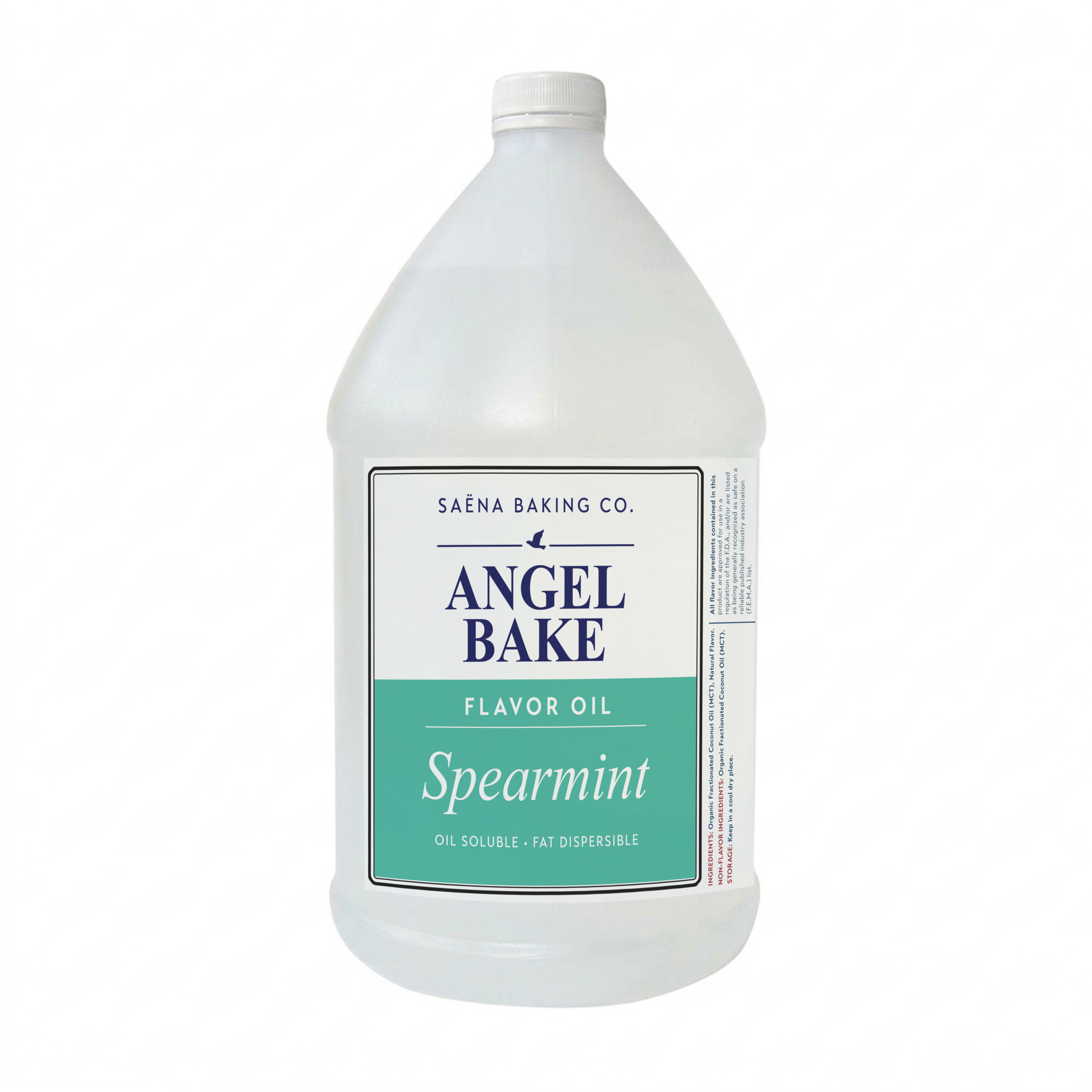 Angel Bake Spearmint Flavor Oil - 1 Gallon